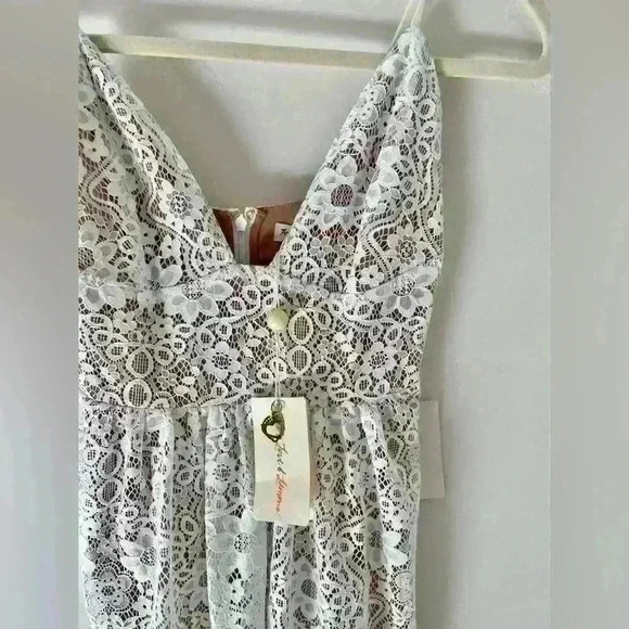 For love and lemons Botanic Midi dress Ivory fairycore romantic boho - Picture 3 of 6